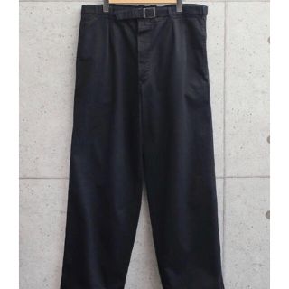 マルタンマルジェラ(Maison Martin Margiela)のドイツ軍　BW コットン　ワークパンツ 黒染め(ワークパンツ/カーゴパンツ)