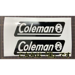 コールマン(Coleman)のコールマン　カッティング　ステッカー　黒(その他)