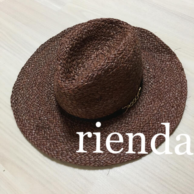 rienda(リエンダ)のrienda♡サイドデザインストローハット レディースの帽子(麦わら帽子/ストローハット)の商品写真