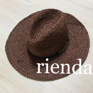 リエンダ(rienda)のrienda♡サイドデザインストローハット(麦わら帽子/ストローハット)