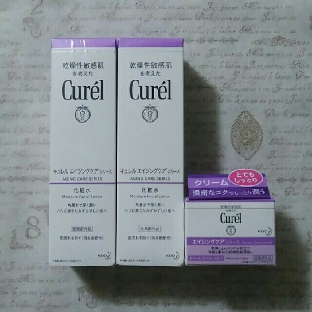 Curel(キュレル)のキュレル　エイジング　化粧水&クリーム コスメ/美容のスキンケア/基礎化粧品(化粧水/ローション)の商品写真