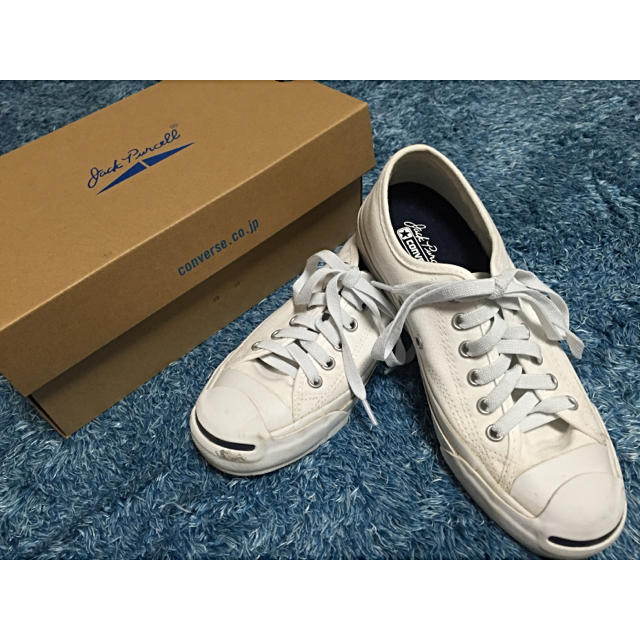 CONVERSE(コンバース)のコンバース♥︎ジャックパーセル白 レディースの靴/シューズ(スニーカー)の商品写真