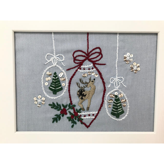 ハンドメイド クリスマス刺繍の壁掛け 手刺繍 クリスマス飾り 刺繍小物の通販 By Rocky Co S Shop ラクマ