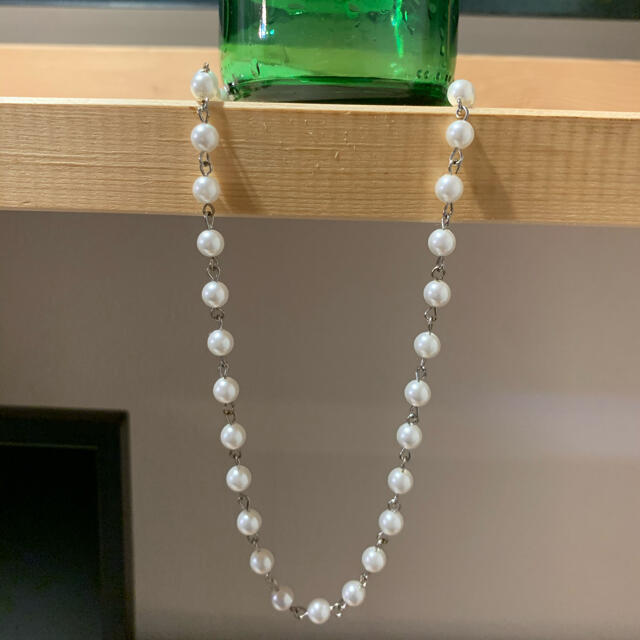 KAPITAL(キャピタル)のパールネックレス pearl necklace メンズのアクセサリー(ネックレス)の商品写真