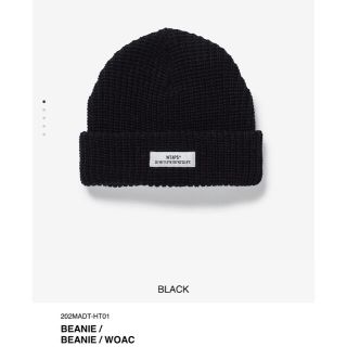 ダブルタップス(W)taps)の20AW WTAPS BEANIE WOAC BLACK(ニット帽/ビーニー)