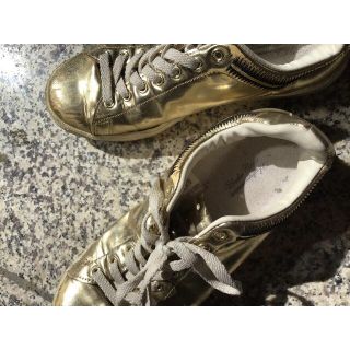 アンダーカバー(UNDERCOVER)のUndercover sneaker 　gold  black stech(スニーカー)