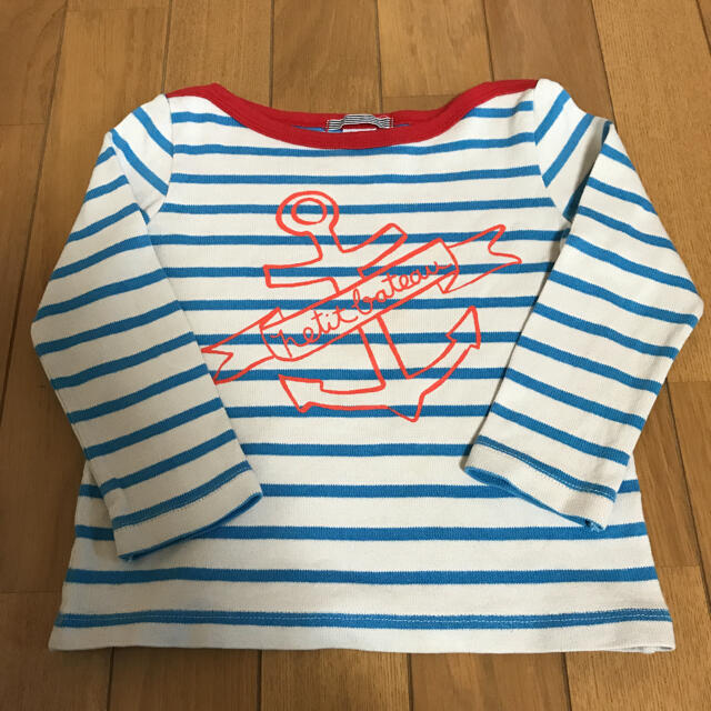 PETIT BATEAU(プチバトー)のプチバトー　長袖　カットソー  トップス　3ans  94cm 90 95 キッズ/ベビー/マタニティのキッズ服男の子用(90cm~)(Tシャツ/カットソー)の商品写真