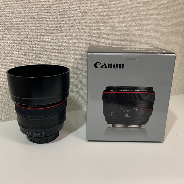 高級ブランド - Canon キャノン Canon 美品 USM F1.2L 50mm レンズ(単
