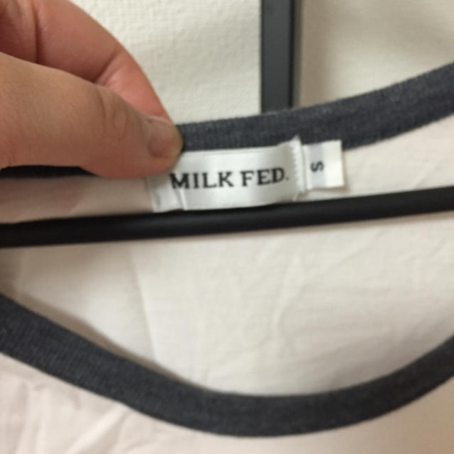 MILKFED.(ミルクフェド)のMILK FEDラグランＴシャツ レディースのトップス(Tシャツ(半袖/袖なし))の商品写真