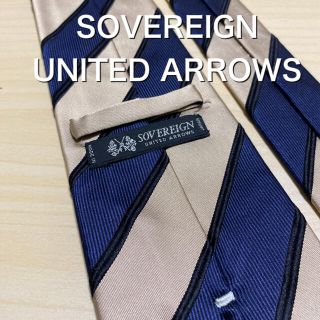 ユナイテッドアローズ(UNITED ARROWS)のSOVEREIGN  UNITED ARROWS ネイビー　レジメンタル  タイ(ネクタイ)