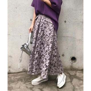 アメリヴィンテージ(Ameri VINTAGE)のAmeri VINTAGE ANTHESIS LACE SKIRT(ロングスカート)