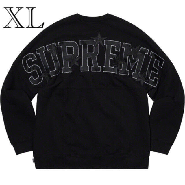 新品　supreme Stars Crewneck Black XLyeezyboost