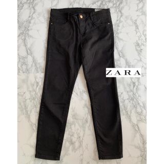 ザラ(ZARA)のZARA ザラ　アンクル　ブラックスキニーパンツ　デニム(スキニーパンツ)