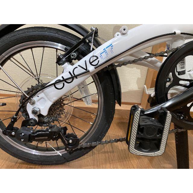 2020 Curve D7（カーブD7）16インチ 折りたたみ自転車 ホワイト スポーツ/アウトドアの自転車(自転車本体)の商品写真
