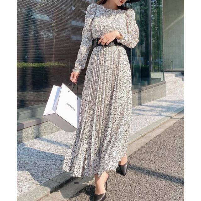 Amber patternパフプリーツワンピース www.metka-egn.com