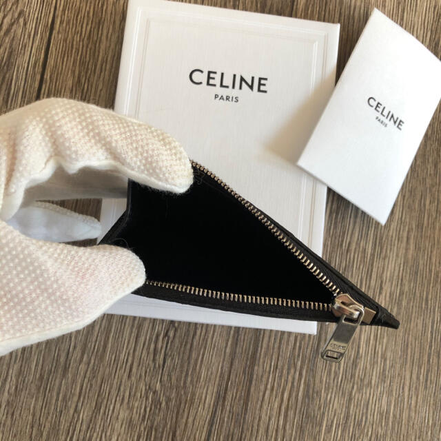 celine - 新品 日本未入荷 CELINE セリーヌ クロコ型押し カードケース