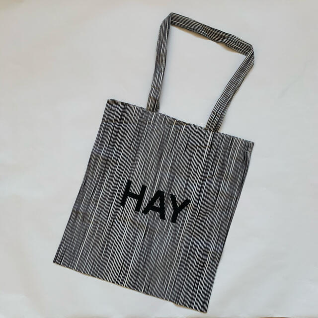 CIBONE(シボネ)の新品 『HAY』ヘイ　エコバッグ　stripe ストライプ トートバッグ レディースのバッグ(トートバッグ)の商品写真