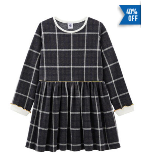 PETIT BATEAU(プチバトー)の☆プチバトー☆ワンピース　4歳サイズ　新品タグ付き キッズ/ベビー/マタニティのキッズ服女の子用(90cm~)(ワンピース)の商品写真