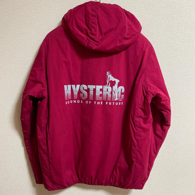 HYSTERIC GLAMOUR(ヒステリックグラマー)のHYSTERIC GLAMOUR ハーフジップナイロンパーカー　ブルゾン メンズのジャケット/アウター(ナイロンジャケット)の商品写真