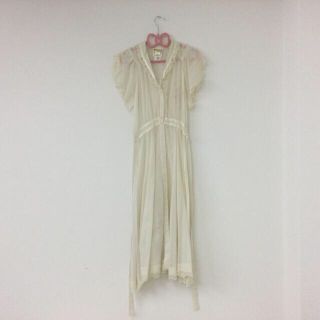 ガニーサックス(GUNNE SAX)のVintageレースドレス(ひざ丈ワンピース)