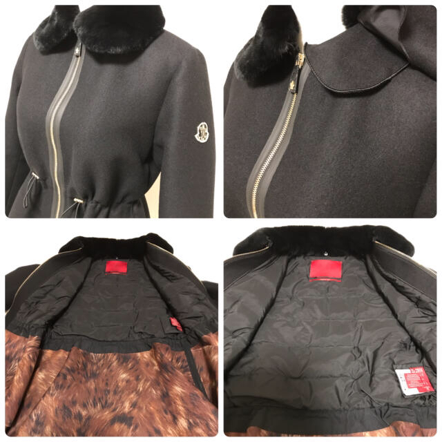 MONCLER(モンクレール)の★専用★美品 MONCLER  GAMME ROUGE  ダウンコート サイズ１ レディースのジャケット/アウター(ダウンコート)の商品写真