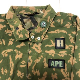 アベイシングエイプ(A BATHING APE)のBAPE ナイロン ジャケット 【山P 山下智久 着 ベイプ エイプ NIGO】(ナイロンジャケット)