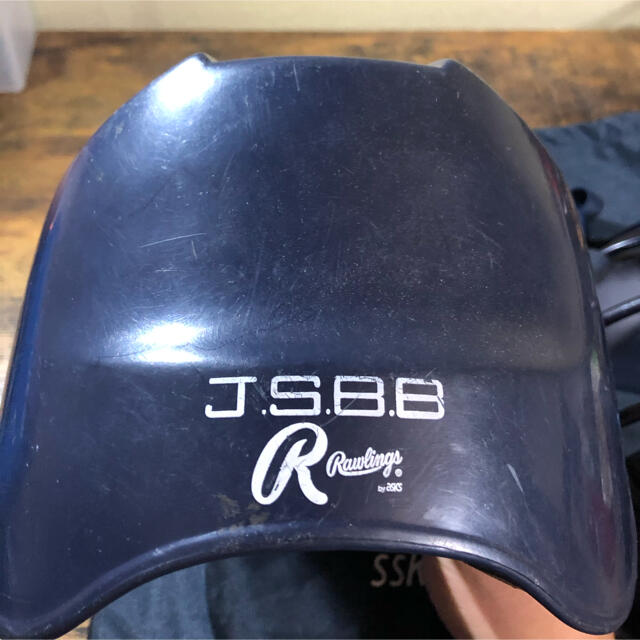 MIZUNO(ミズノ)のMIZUNOキャッチャーマスク　ローリングスヘルメット　セット スポーツ/アウトドアの野球(防具)の商品写真