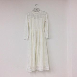 ワンアフターアナザーナイスクラップ(one after another NICE CLAUP)のVintage風 総レースワンピース(ロングワンピース/マキシワンピース)