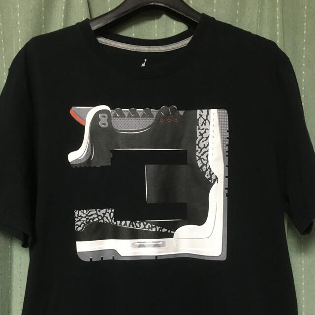 NIKE(ナイキ)の【レア】 NIKE ナイキ JORDAN3 ジョーダン3 Tシャツ ブラックXL メンズのトップス(Tシャツ/カットソー(半袖/袖なし))の商品写真