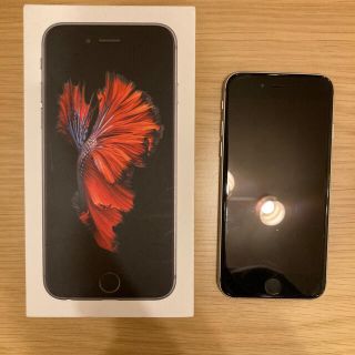 アップル(Apple)のiPhone 6s Silver 64 GB Softbank SIM解除(スマートフォン本体)