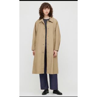 ユニクロ(UNIQLO)のUNIQLO U ライトロングコート　Lサイズ(ロングコート)