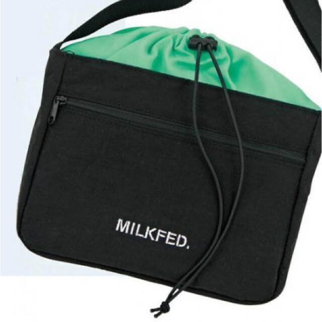 【開封済み・新品未使用品】MILKFED.‎ 外ポケット付きショルダーバッグ レディースのバッグ(ショルダーバッグ)の商品写真