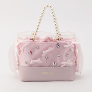 ロディスポット(LODISPOTTO)のmille fille closet Pink glow クリアバッグピンク(ハンドバッグ)