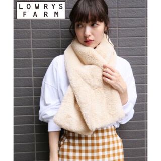 ローリーズファーム(LOWRYS FARM)のLOWRYS FARM ファーティペット マフラー スヌード(マフラー/ショール)