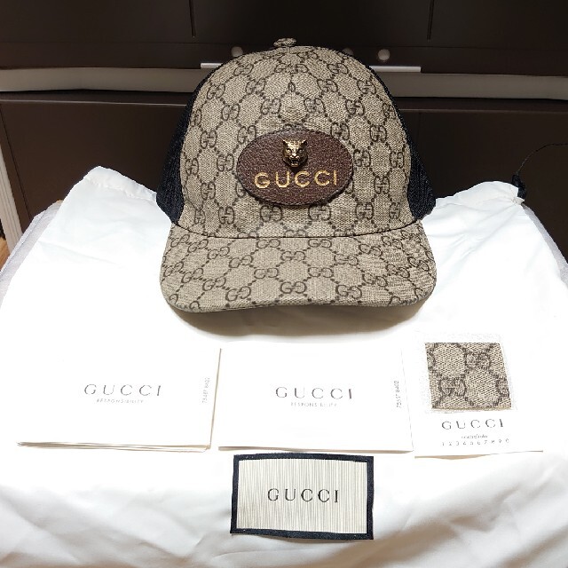 Gucci(グッチ)の1度着用のみ！GUCCI GGスプリームキャップ Lサイズ メンズの帽子(キャップ)の商品写真