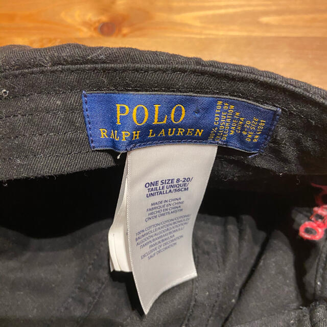 POLO RALPH LAUREN(ポロラルフローレン)のポロラルフローレン　キャップ　帽子　ブラック レディースの帽子(キャップ)の商品写真