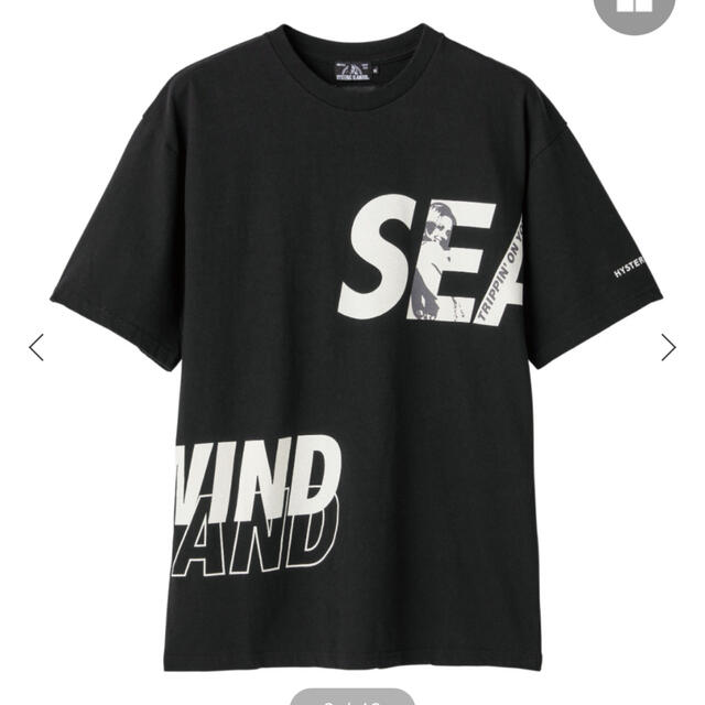 wdswind and sea × hysteric glamour T-shirt