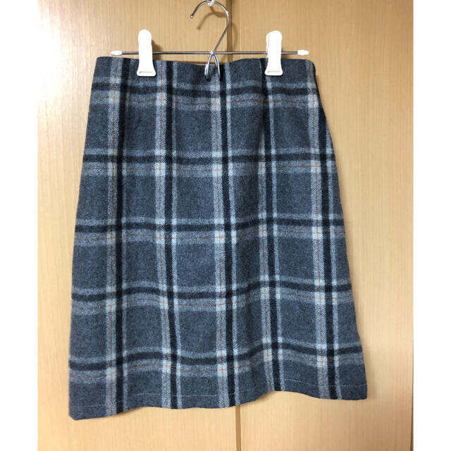 archives(アルシーヴ)のチェックスカート 台形スカート　archives レディースのスカート(ひざ丈スカート)の商品写真