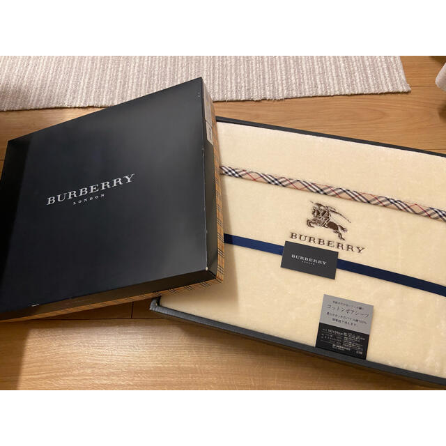 BURBERRY(バーバリー)のバーバリー   コットンボアシーツ インテリア/住まい/日用品の寝具(シーツ/カバー)の商品写真