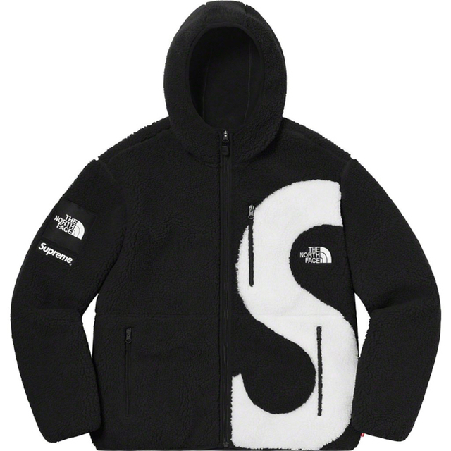 supreme S Logo Hooded Fleece Jacket 1