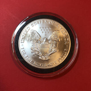 2001年　イーグル銀貨 ウォーキングリバティ 1オンス銀貨