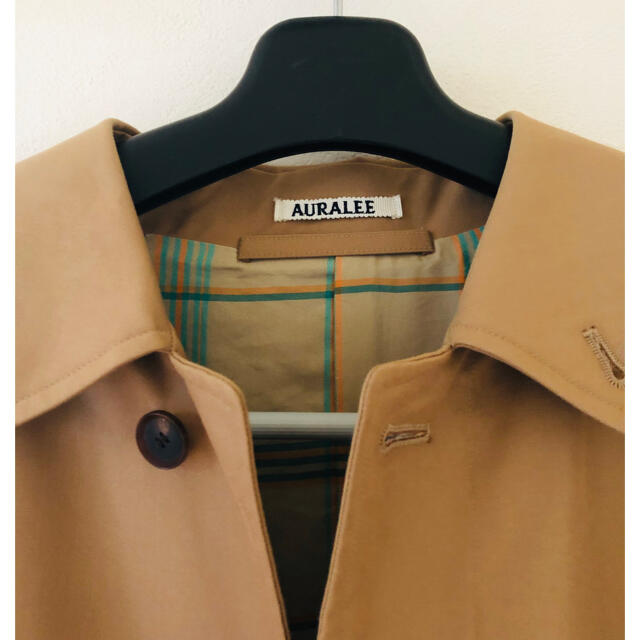 オーラリー AURALEE ステンカラーコート 19ss ベージュ 4 | www