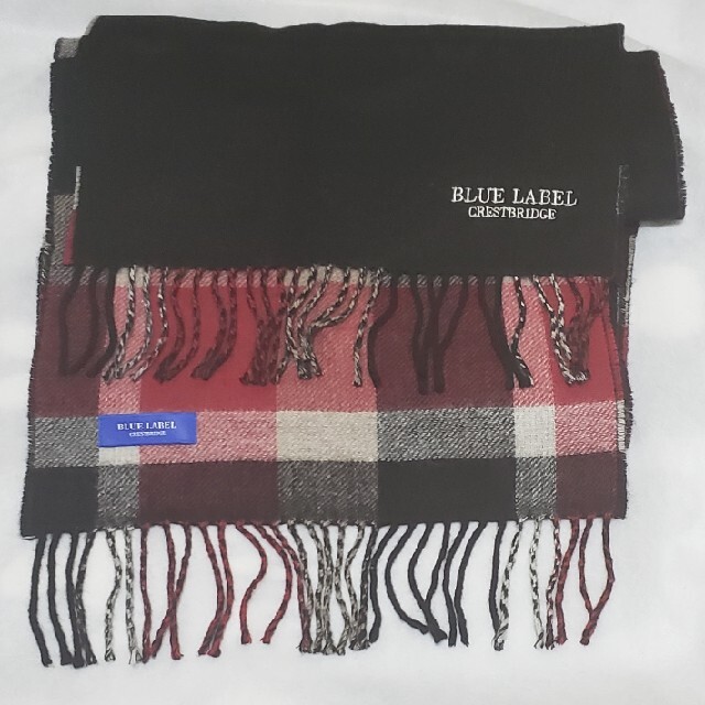 BURBERRY BLUE LABEL(バーバリーブルーレーベル)のブルーレーベルクレストブリッジマフラー レディースのファッション小物(マフラー/ショール)の商品写真