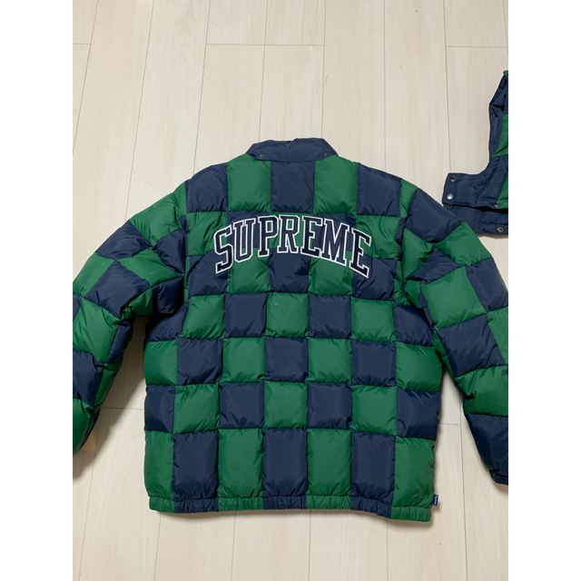 Supreme(シュプリーム)の本日限定checkerboard puffy jacket サイズXL メンズのジャケット/アウター(ダウンジャケット)の商品写真