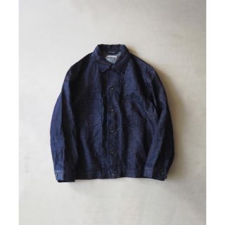 コモリ(COMOLI)の（美品）CONFECT 12.5ozリネンデニムGジャン(Gジャン/デニムジャケット)