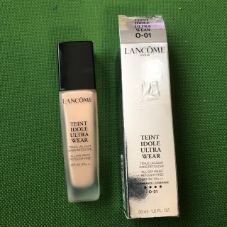 ランコム(LANCOME)のランコムタンイドルウルトラウェアリキッド0-01(ファンデーション)