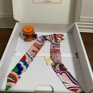 エルメス(Hermes)のHERMES  エルメス　ツイリー　フォーブル・レインボー(バンダナ/スカーフ)