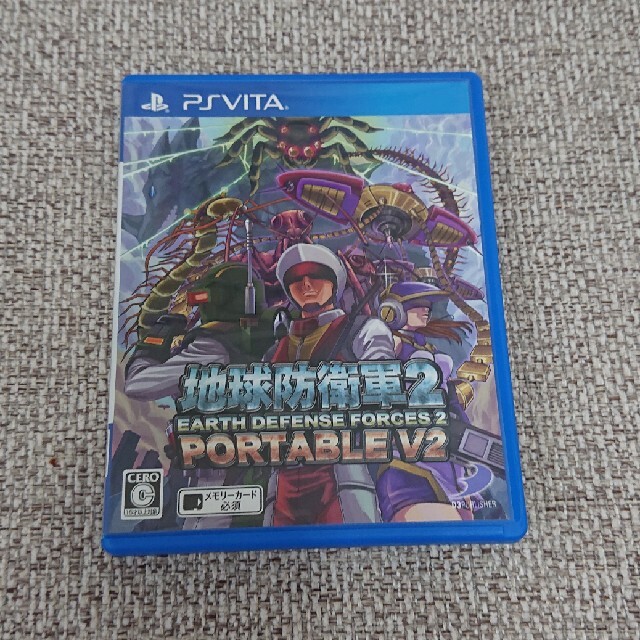 PlayStation Vita(プレイステーションヴィータ)の地球防衛軍2 portable v2 vita エンタメ/ホビーのゲームソフト/ゲーム機本体(携帯用ゲームソフト)の商品写真