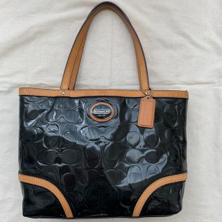 コーチ(COACH)のcoach エナメルトートバッグ(トートバッグ)