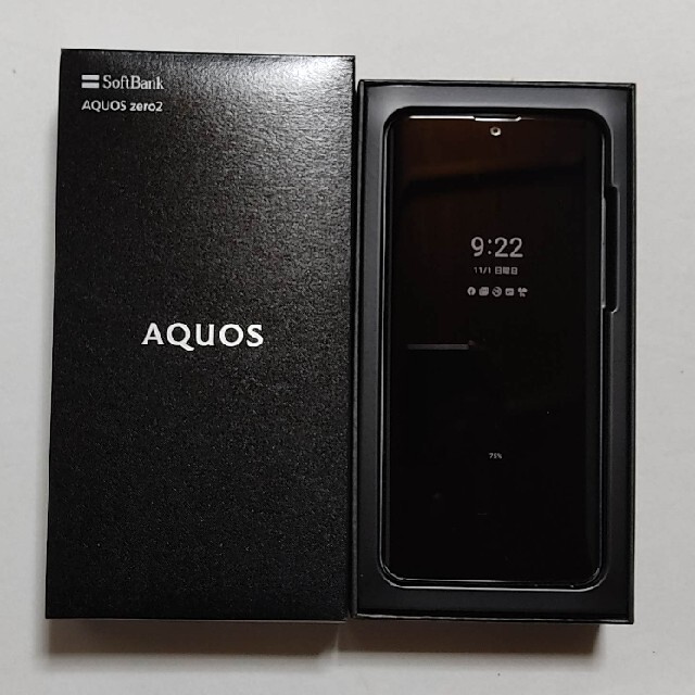 AQUOS zero2 906SH simロック解除済スマートフォン/携帯電話